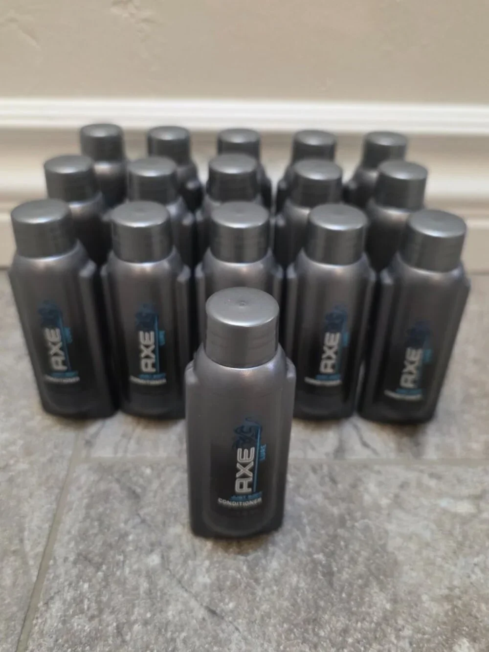 Lot of 16 Axe Lure Just Soft Conditioner 1.7 oz Bottles - Rare Discontinued